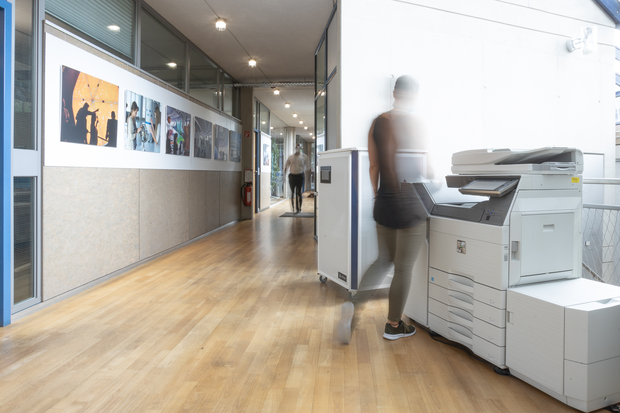 Luftklar Luftreiniger im Büro